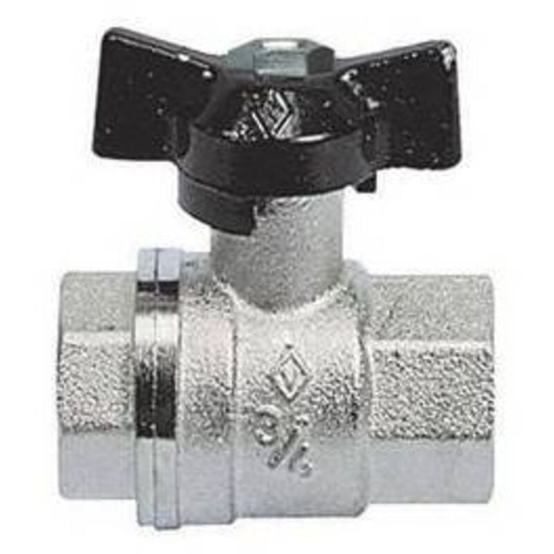 Ff robinet à boisseau sphérique avec papillon