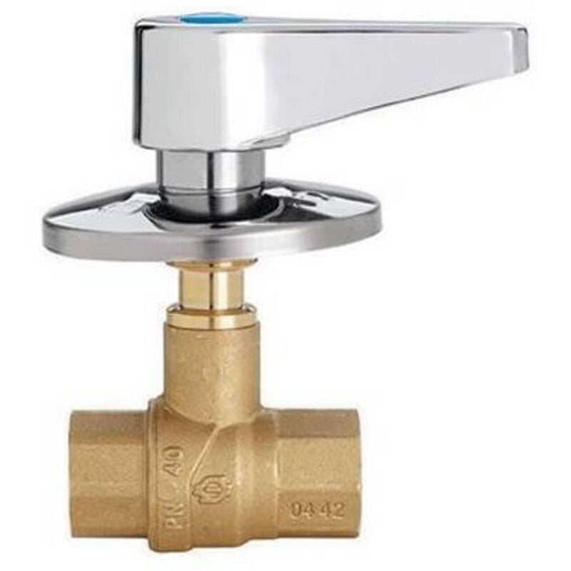 FIV - Ff robinet à boisseau sphérique encastré avec levier et auvent