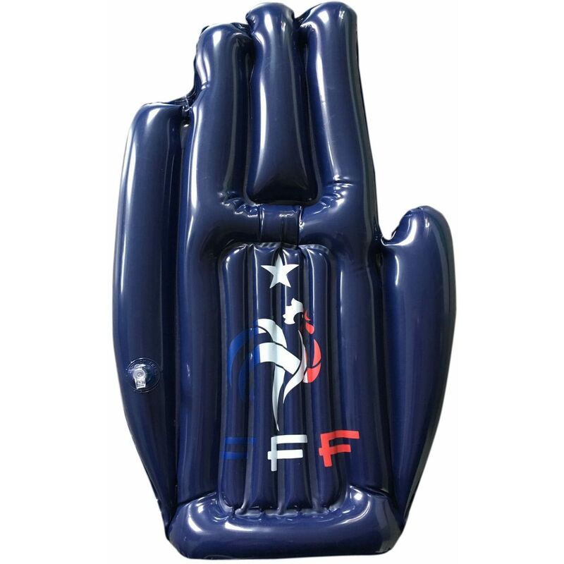 Set de 2 mains gonflables - Fédération Francaise de Football - Bleu - Pour supporters - Bleu