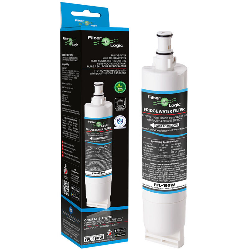 Image of FilterLogic FFL-190W Fridge Water Filter Compatible&hellip;