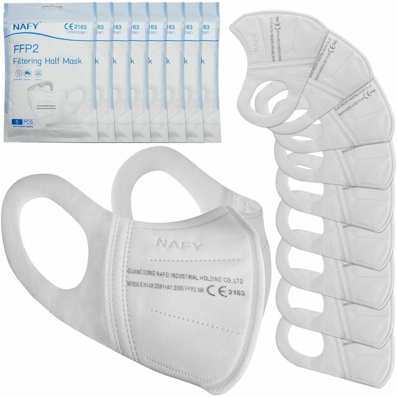 FFP2 - Disposable face masks - facemask, mask, mouth mask - 50 pieces
