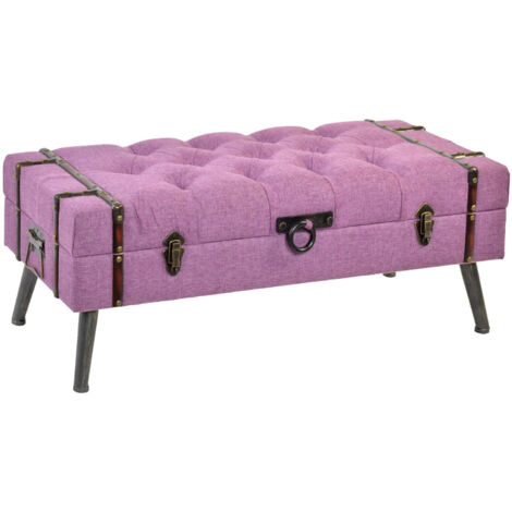 fh-deco Coffre de Rangement DKD Home Decor Lilas 102x42x40.5 cm