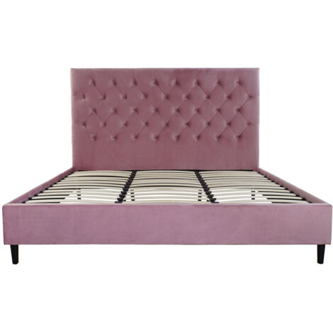 fh-deco DKD Home Decor Lit Rose 180x200 cm
