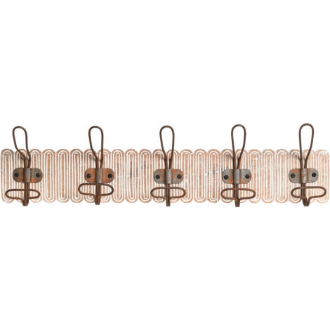 fh-deco DKD Home Decor Portemanteau Colonial Naturel 61x10x21 cm