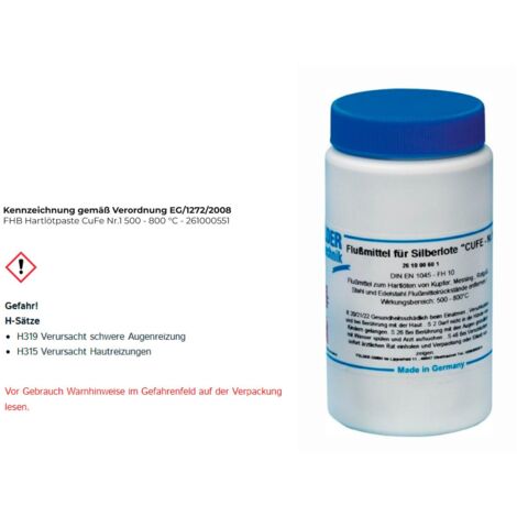 FHB Hartlötpaste CuFe Nr.1 500 - 800 °C - 261000551