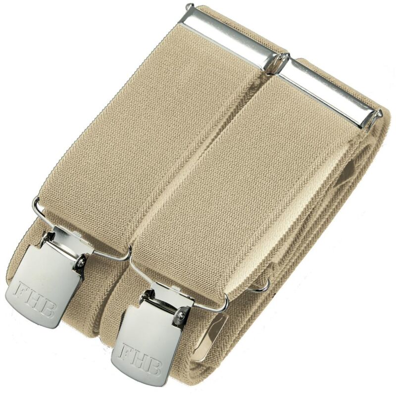 FHB - Hosenträger achim, beige, Gr.120cm