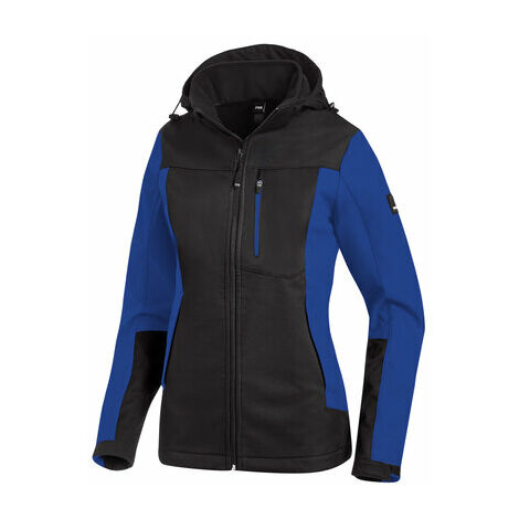 Modern heatwear Softshell-Jacke mit Heizsystem blau/schwarz beheizte Jacke XL 
