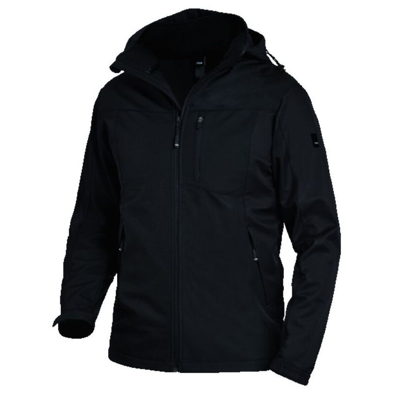 FHB - Veste de travail softshell homme Jannik 79105 - Noir - xl