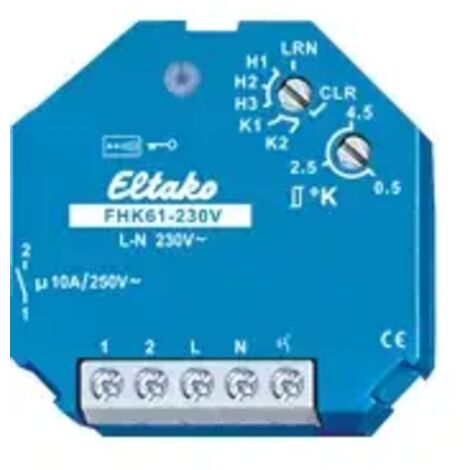FHK61-230V Eltako Funk Schaltaktor Unterputz Schaltleistung (max.) 2500 W Reichweite max. (im Fre