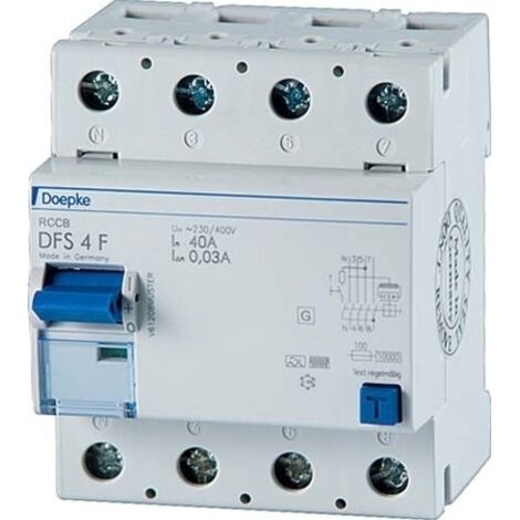 FI-INTERRUPTEUR DOEPKE DFS4 040-4/0,03 DISJONCTEUR DIFFÉRENTIEL 4014712212329-F 09134820