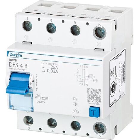 FI-Schalter Doepke DFS4 025-4/0,03-A R 4-polig