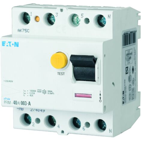 FI-Schalter Typ A/G  10kA 40A/4pol/30mA (40A vs) 235743