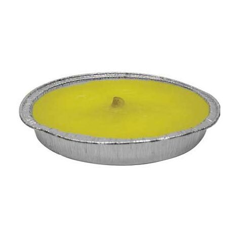 Fiaccola alla citronella in stagnola ø cm 14x2h