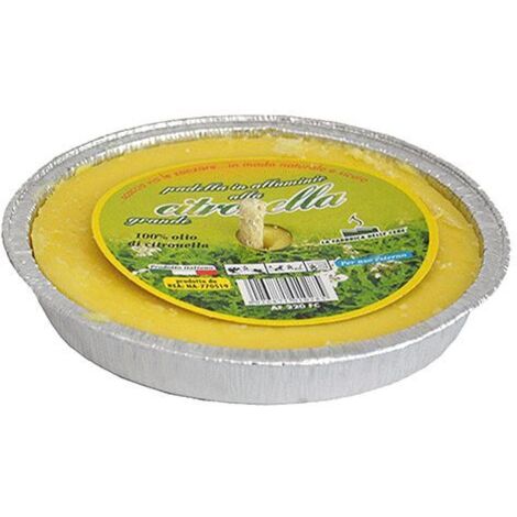 FIACCOLA IN ALLUMINIO ALLA CITRONELLA D.11XH2CM