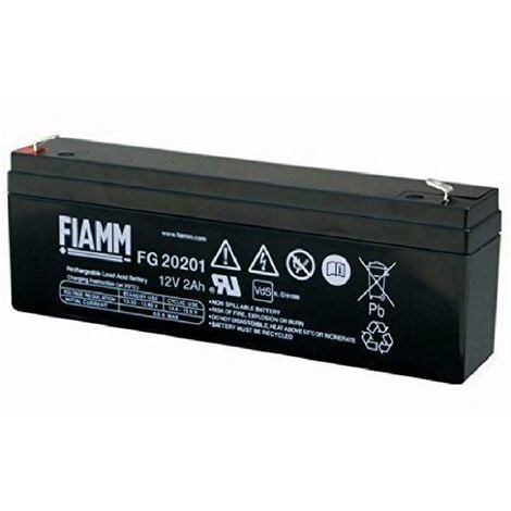 Batteria 12v 7ah Piombo Ermetica agm ups Elettronica 7a 7,2a come FIAMM  FG20721