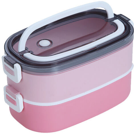 Fiambrera con cubiertos y bolsa isotérmica, fiambreras bento para adultos y niños, fiambrera bento portátil para el trabajo y la escuela.