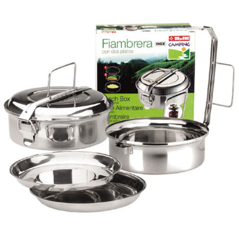 FIAMBRERA CON PLATOS INOX 18 CMS. - IBILI