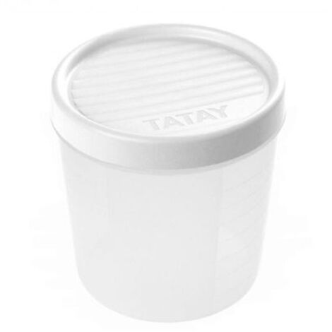 FIAMBRERA HERMÉTICA REDONDA 1L BLANCO