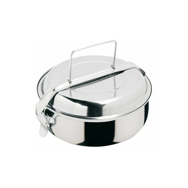 

Fiambrera Inox C/cubiertos 14 Cm
