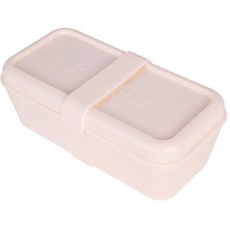 Fiambrera MILAN 0,75 l - beige, con compartimento