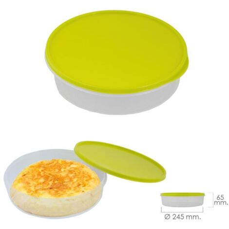 Fiambrera Para Tortillas Redonda Ø 24.5 cm. 2 Litros