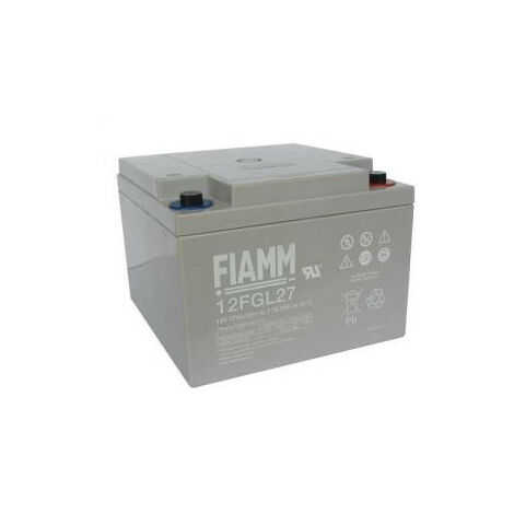 Fiamm - Batterie plomb AGM 12FGL27 12V 27Ah M5-F