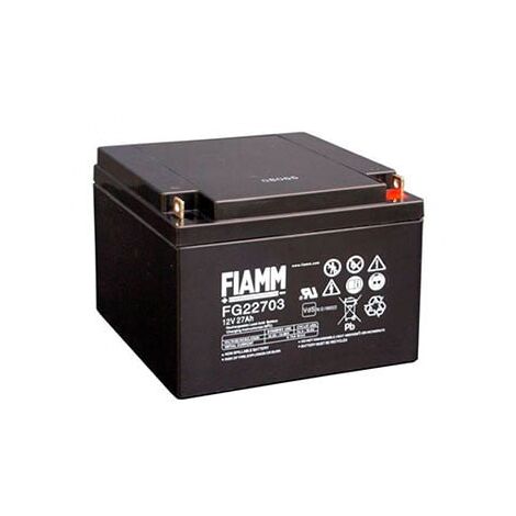 Fiamm - Batterie plomb AGM FG22703 12V 27Ah M5-M