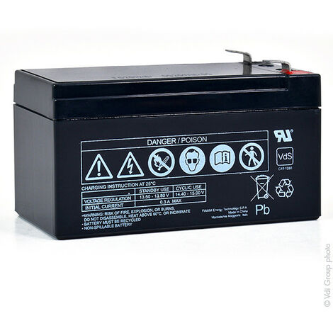 Fiamm - Batterie plomb AGM FIAMM FG20121 12V 1.2Ah F4.8