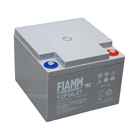 Fiamm Blei-Akku 12FGL27 12V 27Ah Pb M5 Innengewinde