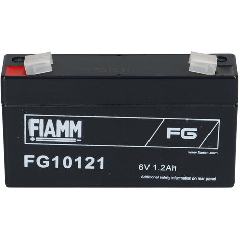 Fiamm Blei-Akku FG10121 Pb 6V / 1,2Ah Faston 4,8
