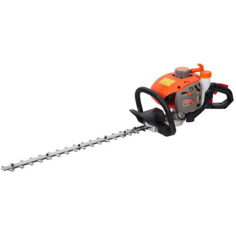 FIANAO – Benzin-Heckenschere, 26 cm³, Doppelklinge, 28 mm Schnittkapazität, luftgekühlter 2-Takt-Motor