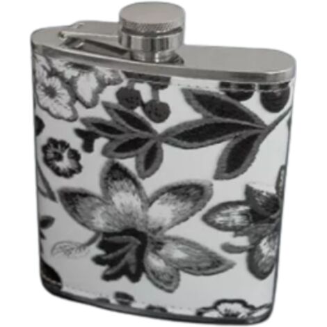 Fiaschetta in acciaio inossidabile da 7 OZ con design floreale per donne e ragazze