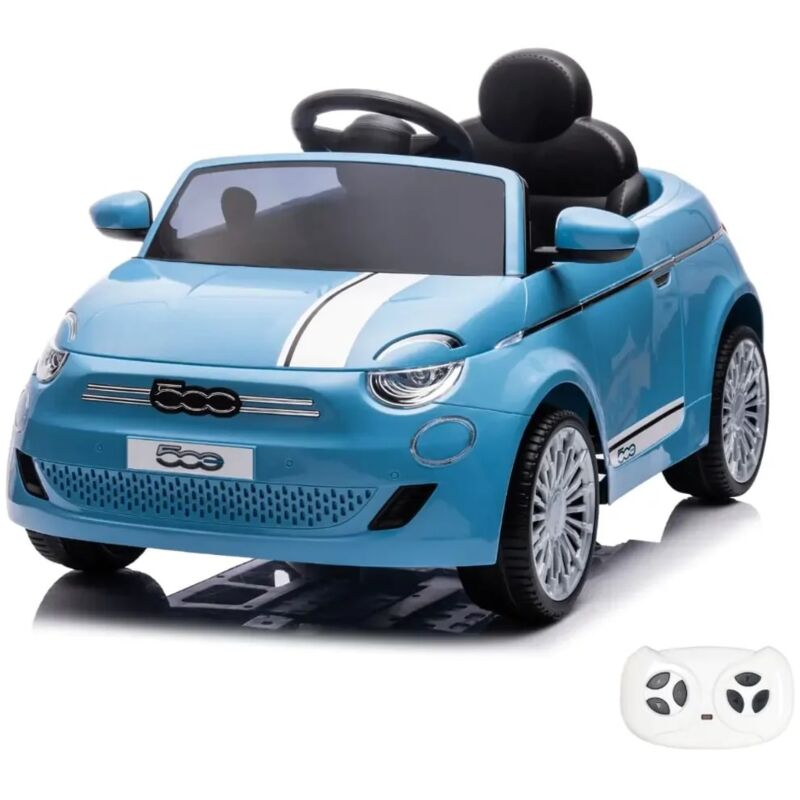 Berghoff - Fiat 500e - Voiture Électrique Enfants 6V - 1 à 5 ans - Bleu