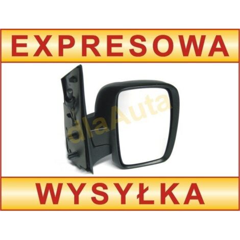 Fiat Scudo II 07-16 specchietto retrovisore esterno manuale NERO destro