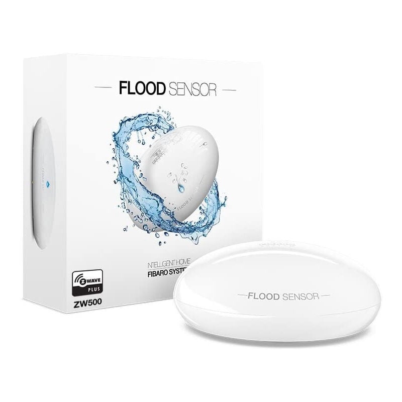 

FGFS-101 ZW5 - Sensor de inundación, detector de fugas de agua Z-Wave Plus, FGFS-101, color blanco - Fibaro
