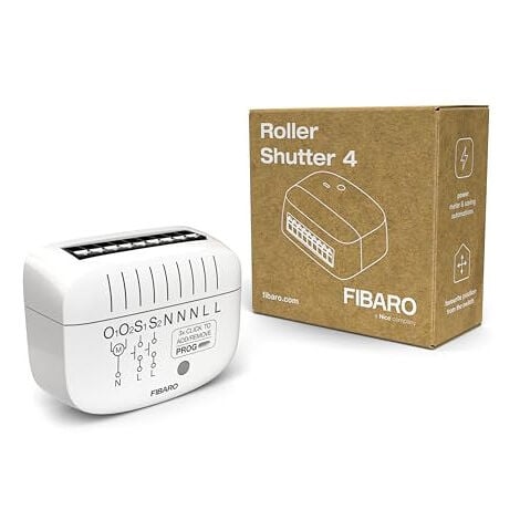 FIBARO Roller Shutter 4 / Commande pour volets roulants, stores, auvents et pergolas (FGR-224 ZW8)