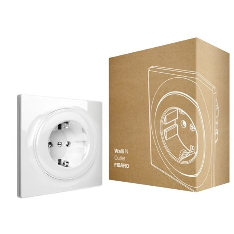 FIBARO Walli N Outlet, prise de courant non intelligente FGWSONF-011