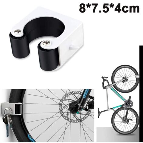 Fibbia di parcheggio per bicicletta Montaggio a parete MTB Bici da strada Portaoggetti verticale Clip per portabici Fibbie per portabici MTB Bike