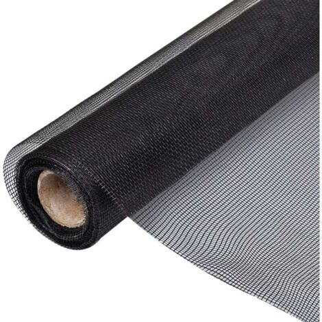 Fiberglas-Maschensieb 100x1000 cm Schwarz