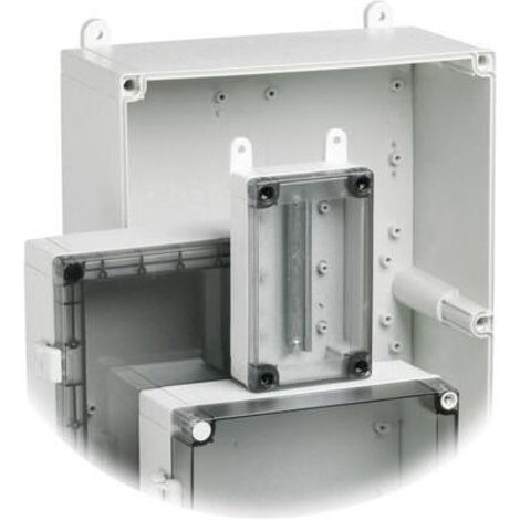FIBOX 5510674 FP 10674 - SUPPORTO DA PARETE IN ABS, COLORE: GRIGIO
