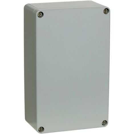 Fibox 6418074033819 Plaque de montage aluminium gris-argent