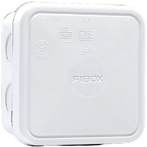 Fibox 8600671 Abzweigkasten (L x B x H) 90 x 90 x 49 mm Weiß IP65 1 St.