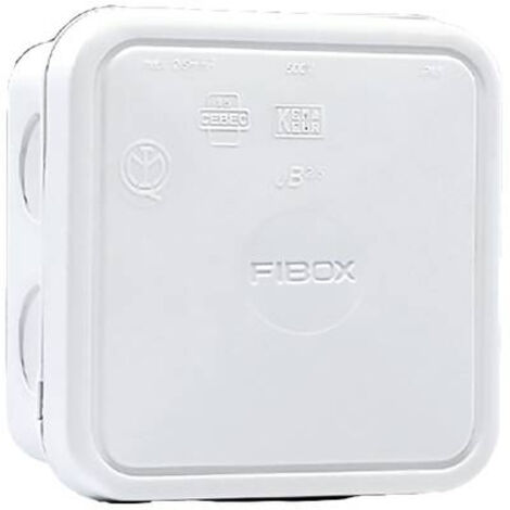 Fibox 8600671 Boîte de dérivation (L x l x H) 90 x 90 x 49 mm blanc IP65 1 pc(s) C716432