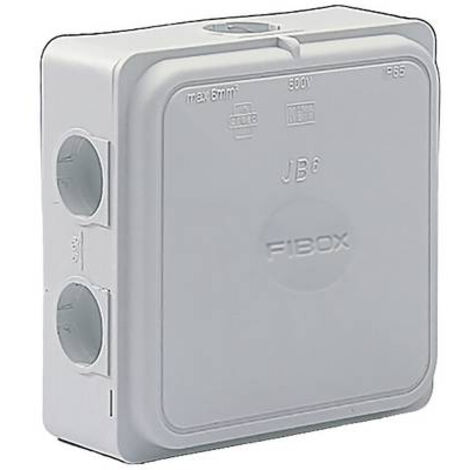 Fibox 8600672 Cassetta di derivazione (L x L x A) 110 x 110 x 49 mm Grigio (RAL 7035) IP65 1 pz.