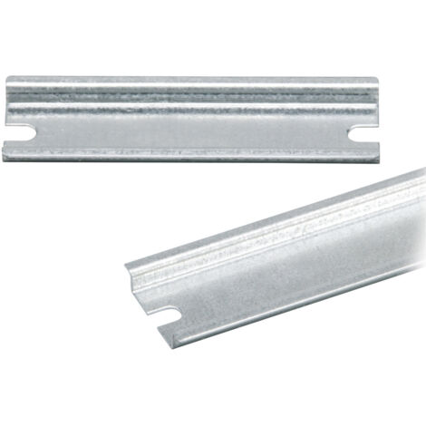 Fibox 9820002 nicht perforierter Stahl-Schiene 20x15x36 cm