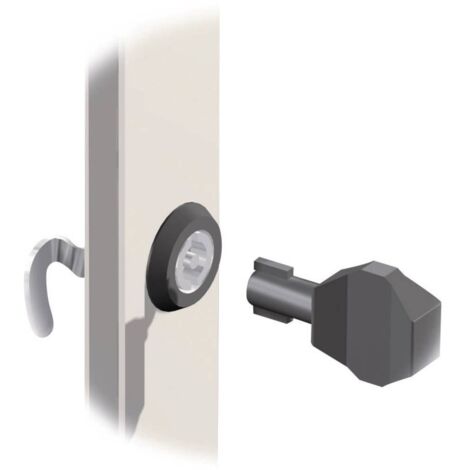 Fibox MB 12235 Chiave per armadio elettrico Doppio pettine Poliammide Nero 1 pz.