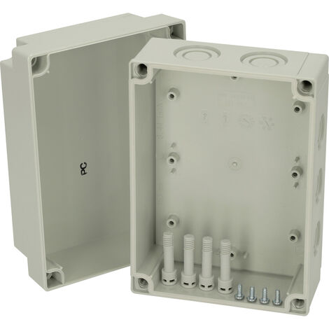 Fibox PCM 150/100 G 6016315 Universal-Gehäuse 180 x 130 x 100  Polycarbonat  Lichtgrau (RAL 7035) 1