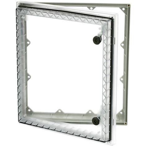 Fibox PW 343009 T 4901824 Fenêtre vitrée couvercle transparent, panneton double, résistant aux UV (L