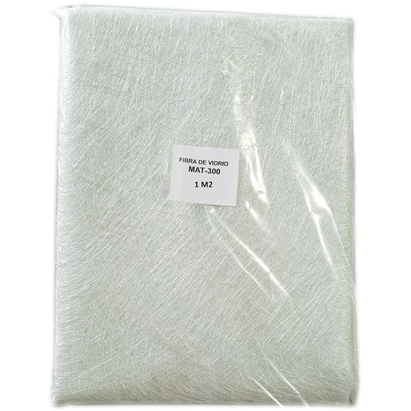 

Fibra de Vidrio MAT-300 (densidad 300gr/m2) 1m2 para reparaciones