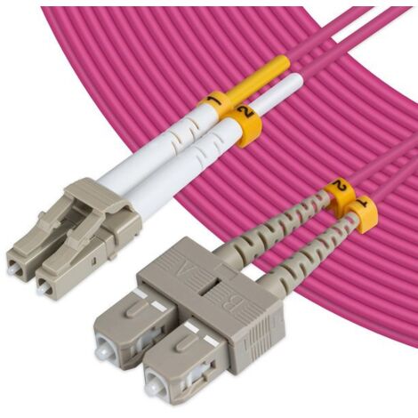 Fibra óptica multimodo LC-SC MicroConnect